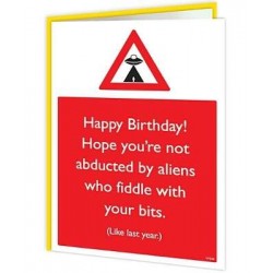 Warning Cards - Alien Abuse