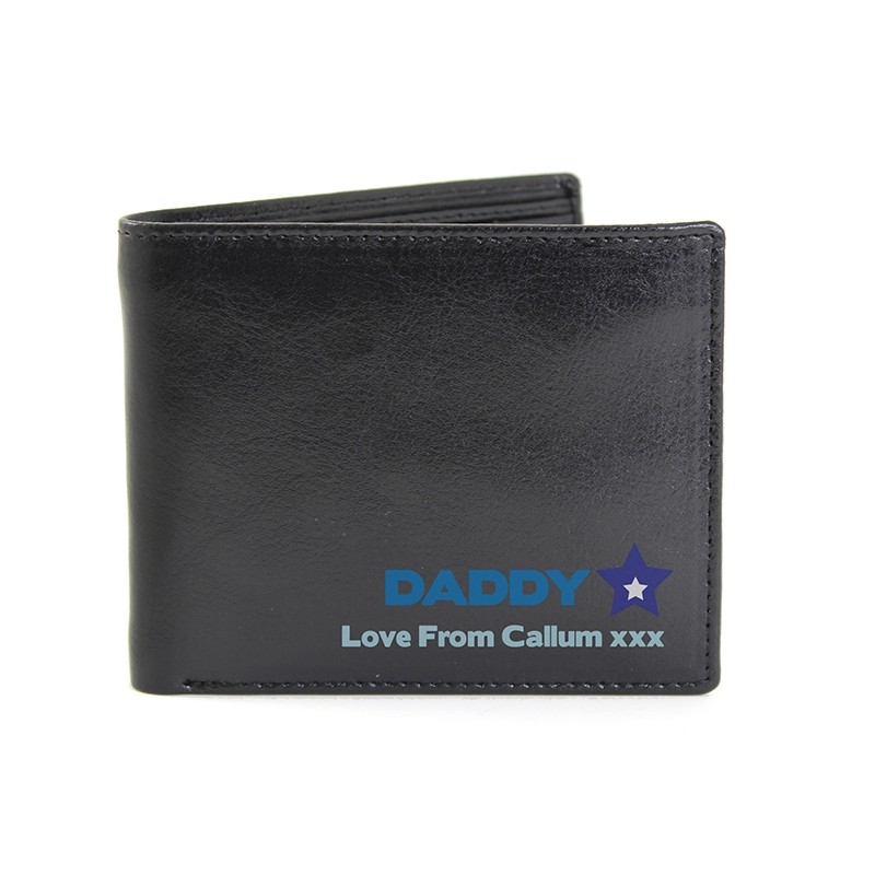 Personalised -  Blue Worlds Best Dad Wallet