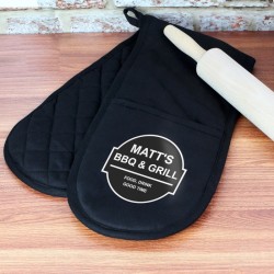 Personalised - BBQ & Grill Oven Gloves