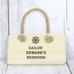 Personalised - Nautical Wooden Sign