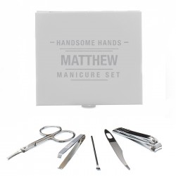 Personalised- Handsome Hands Manicure Set