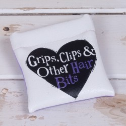 Grips, Clips & Other Hair Bits Pouch