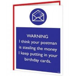 Warning Cards - Postman