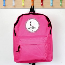 Personalised - Star Name Pink Backpack