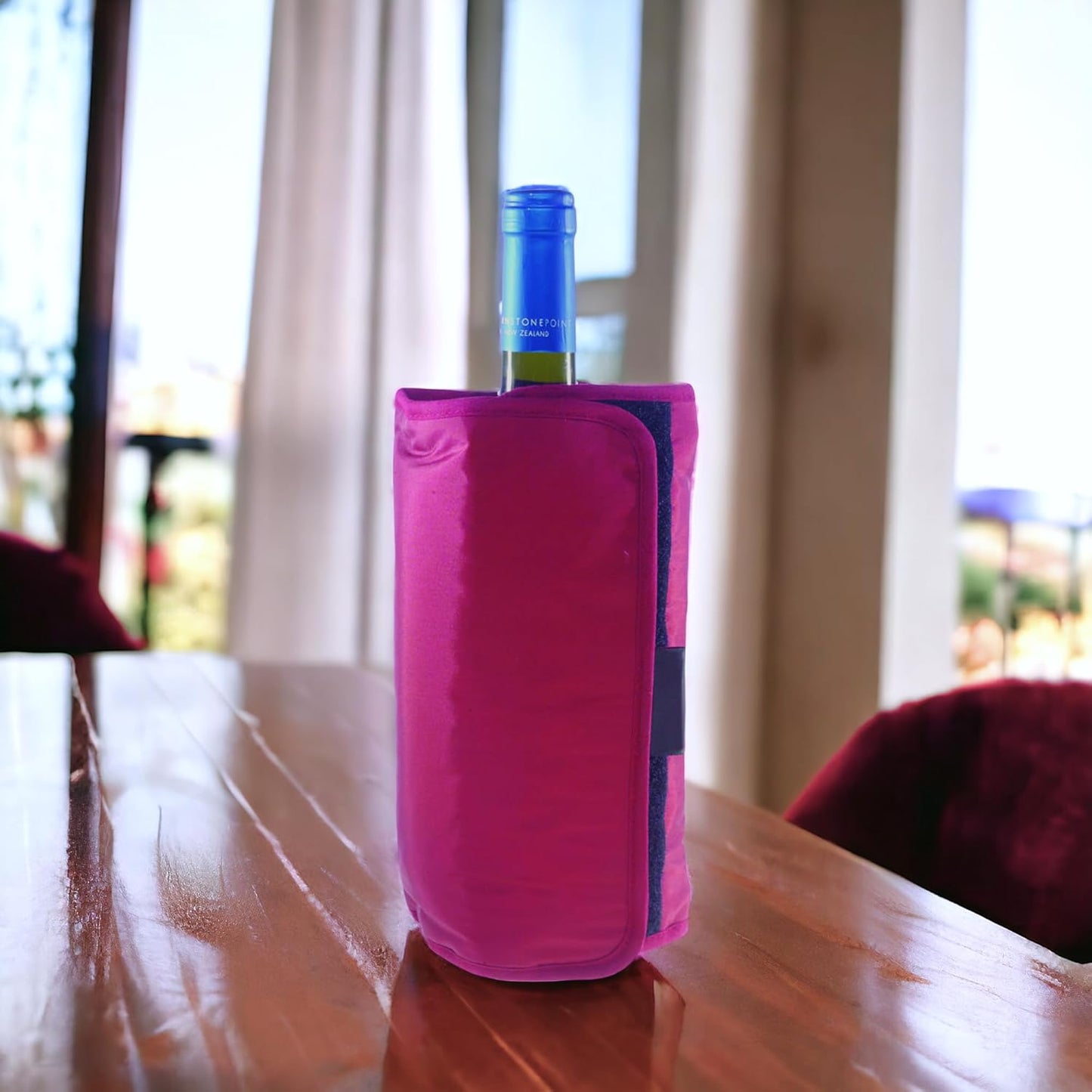 Dual Wrap Wine Champagne and Prosecco Bottle Chiller Cooler and Warmer