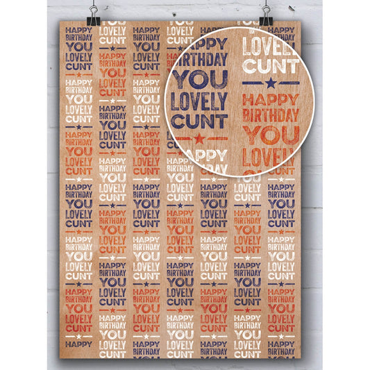 Lovely Cunt Gift Wrap - new