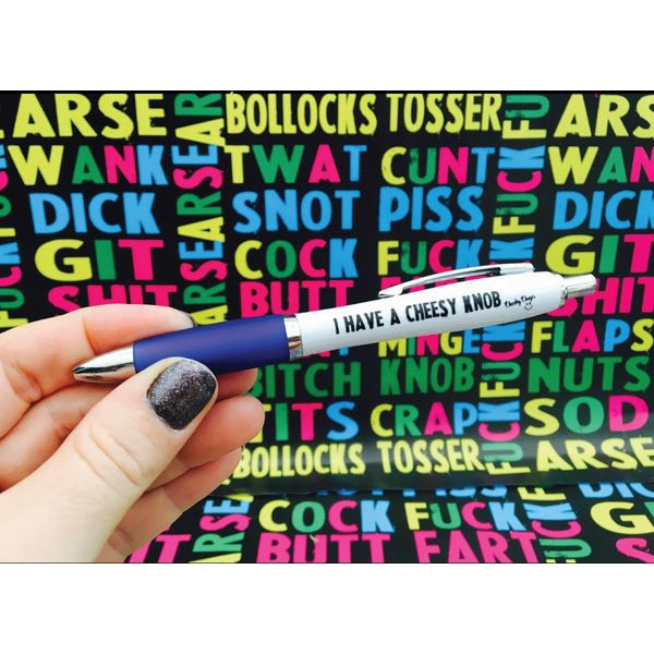 Profanity Pen: Cheesy Knob – Guesswhatiforgot
